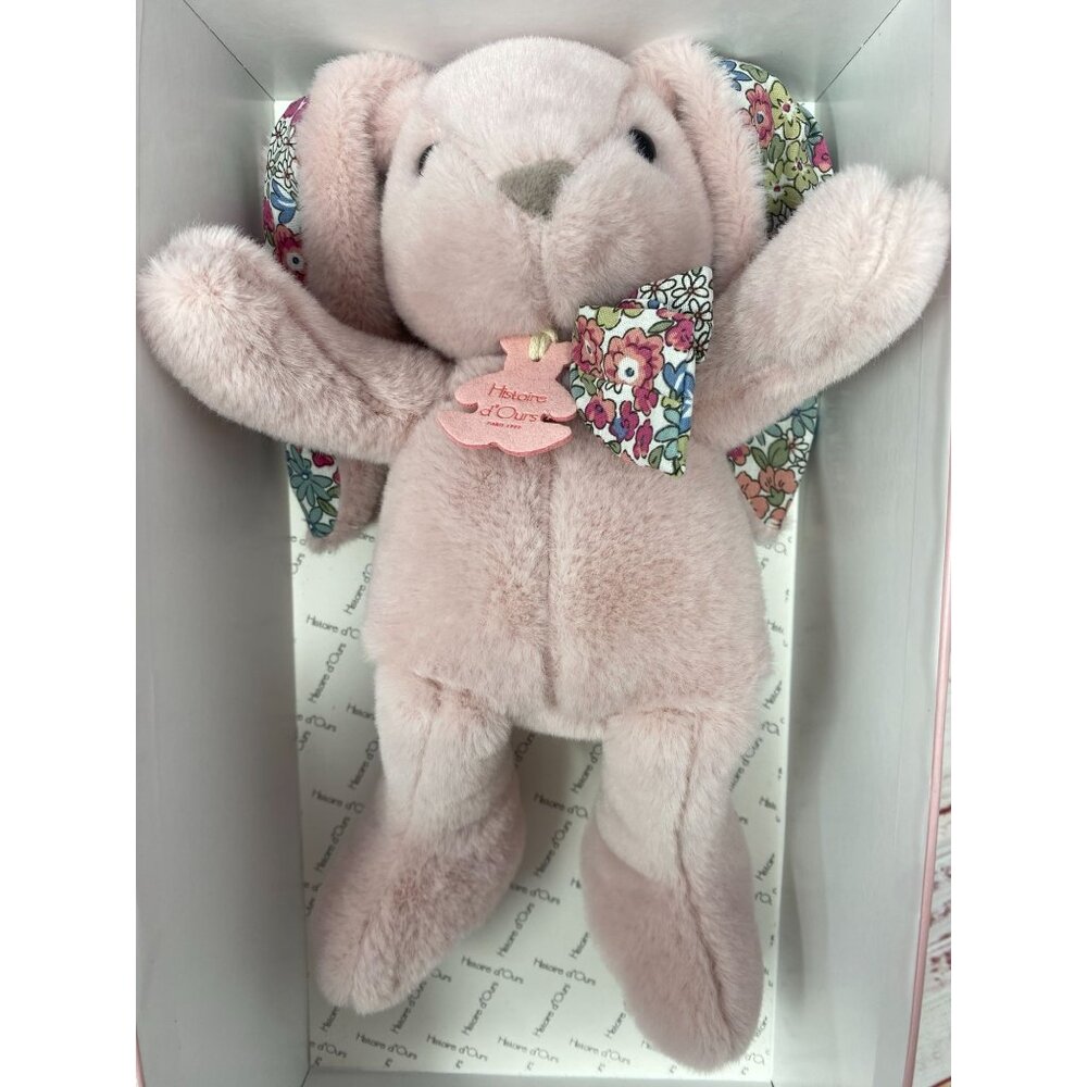 NWT ~ Plush Toy Pink Bunny Rabbit NWT  Doudou & Campagnie